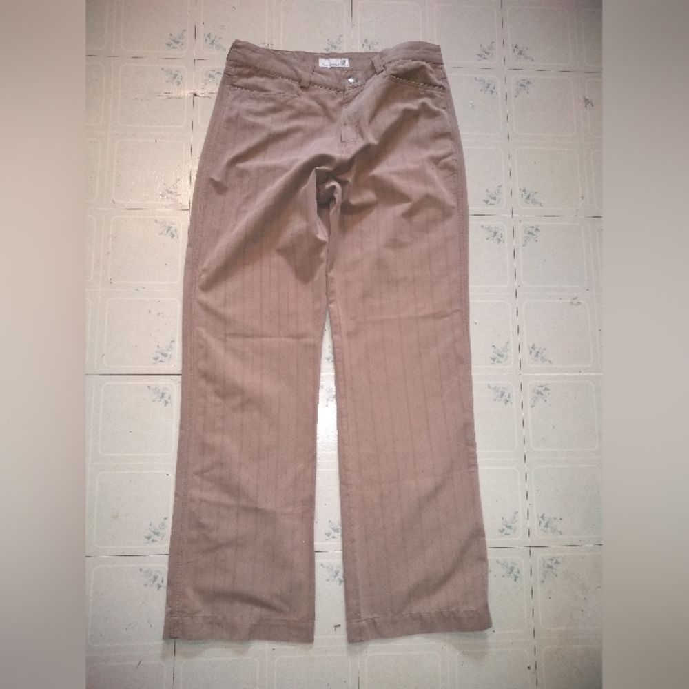 Giorgio Armani Exchange Private Members Pants, Size 33, Tan with Wide Pi… - Picture 12 of 12